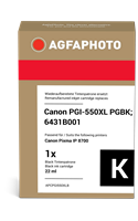 Agfa Photo APCPGI550XLB black ink cartridge