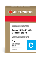 Agfa Photo APET181CD cyan ink cartridge