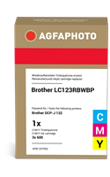 Agfa Photo LC123C,M,Y multipack cyan / magenta / yellow