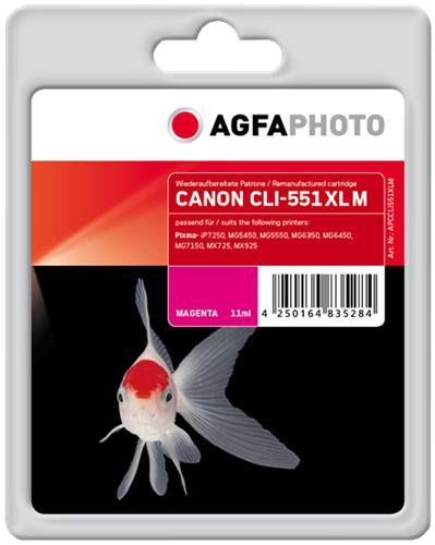 Agfa Photo APCCLI551XLM magenta ink cartridge