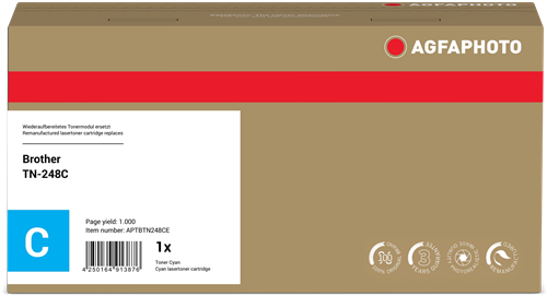 Agfa Photo APTBTN248CE cyan toner