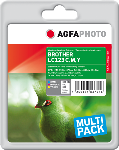Agfa Photo LC123C,M,Y multipack cyan / magenta / yellow