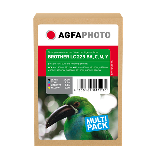 Agfa Photo LC223BK,C,M,Y multipack black / cyan / magenta / yellow