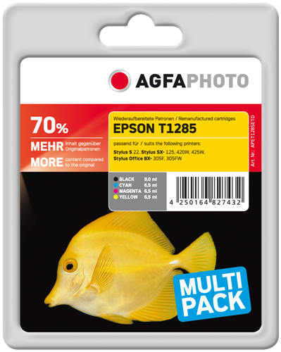 Agfa Photo T1285BK,C,M,Y multipack black / cyan / magenta / yellow