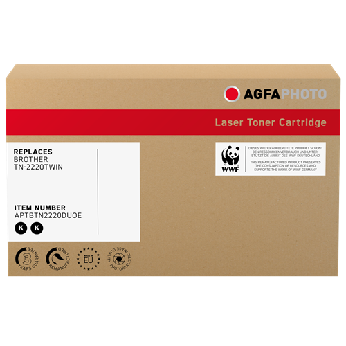 Agfa Photo TN-2220TWIN multipack black