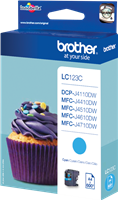 Brother LC123C cyan ink cartridge