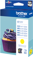 Brother LC123Y yellow ink cartridge