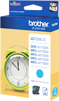 Brother LC125XLC cyan ink cartridge