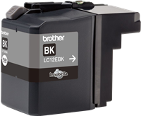 Brother LC12EBK black ink cartridge