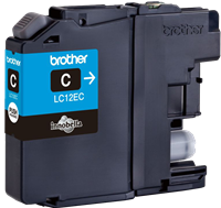 Brother LC12EC cyan ink cartridge