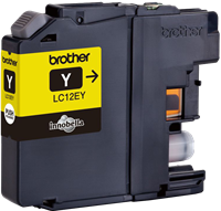 Brother LC12EY yellow ink cartridge
