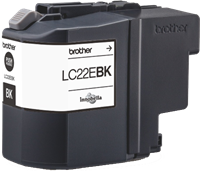 Brother LC22EBK black ink cartridge