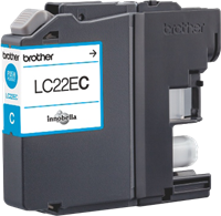 Brother LC22EC cyan ink cartridge