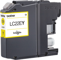 Brother LC22EY yellow ink cartridge