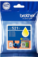 Brother LC521Y yellow ink cartridge