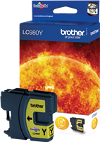 Brother LC980Y yellow ink cartridge
