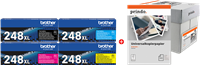 Brother TN-248XL MCVP black / cyan / magenta / yellow / White value pack