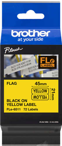 Brother black on yellow