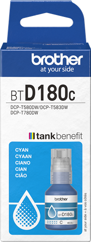 Brother BTD180C cyan ink cartridge