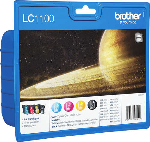 Brother LC-1100 multipack black / cyan / magenta / yellow