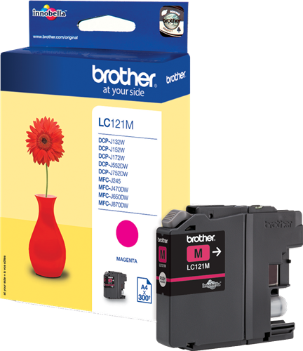 Brother LC121M magenta ink cartridge