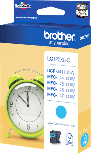 Brother LC125XLC cyan ink cartridge