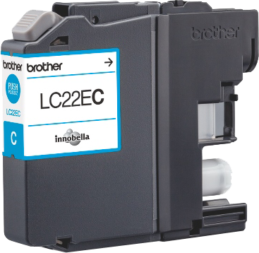 Brother LC22EC cyan ink cartridge
