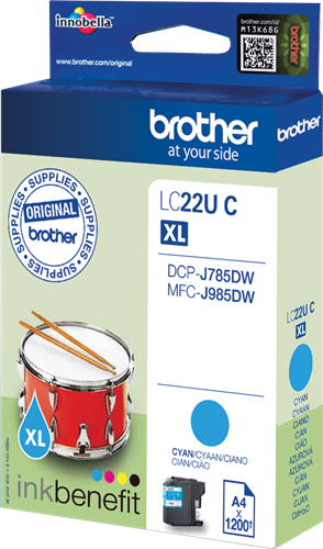 Brother LC22UC cyan ink cartridge
