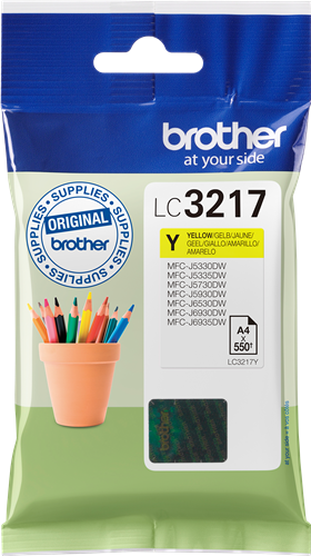 Brother LC3217Y yellow ink cartridge