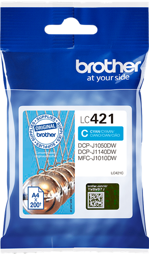 Brother LC421C cyan ink cartridge