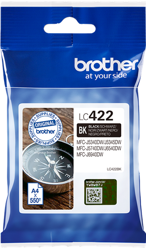 Brother LC422BK black ink cartridge