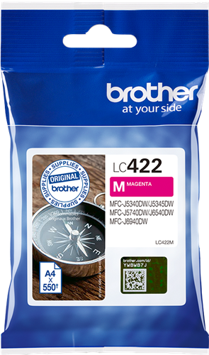 Brother LC422M magenta ink cartridge