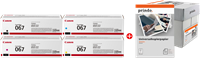 Canon 067 MCVP black / cyan / magenta / yellow / White value pack