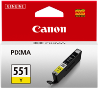 Canon CLI-551Y yellow ink cartridge