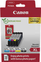 Canon CLI-571 XL black / cyan / magenta / yellow value pack
