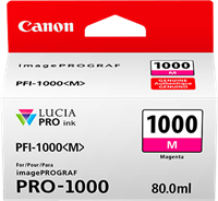 Canon PFI-1000m magenta ink cartridge