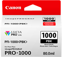 Canon PFI-1000pbk Black (photo) ink cartridge