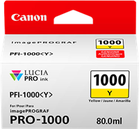 Canon PFI-1000y yellow ink cartridge