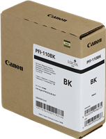 Canon PFI-110bk black ink cartridge