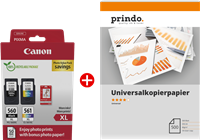 Canon PG-560XL+CL-561XL MCVP black / more colours / White value pack