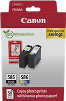 Canon PG-585+CL586 black / cyan / magenta / yellow value pack