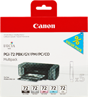 Canon PGI-72 multipack Black (photo) / Gray / cyan (Photo) / magenta (Photo) / clear