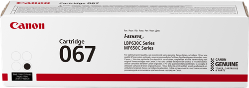 Canon 067 bk black toner