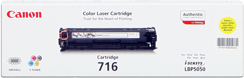 Canon 716y yellow toner