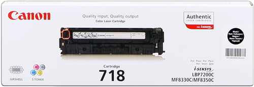 Canon 718 BK black toner