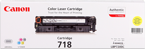 Canon 718 Y yellow toner