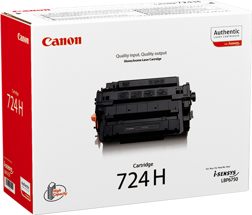 Canon 724h black toner