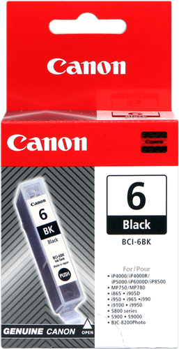 Canon BCI-6bk black ink cartridge