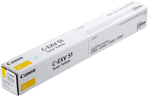 Canon C-EXV51y yellow toner