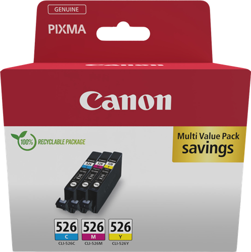 Canon CLI-526 multipack cyan / magenta / yellow